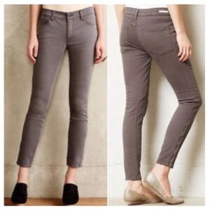 Pilcro and the Letterpress grey straight jeans